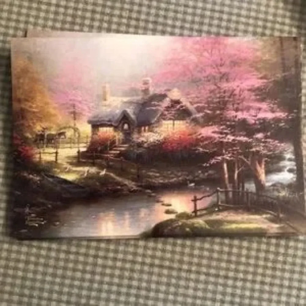 Thomas Kinkade 'Places in the Heart' Note Cards - Pastel Cottage (Set)
